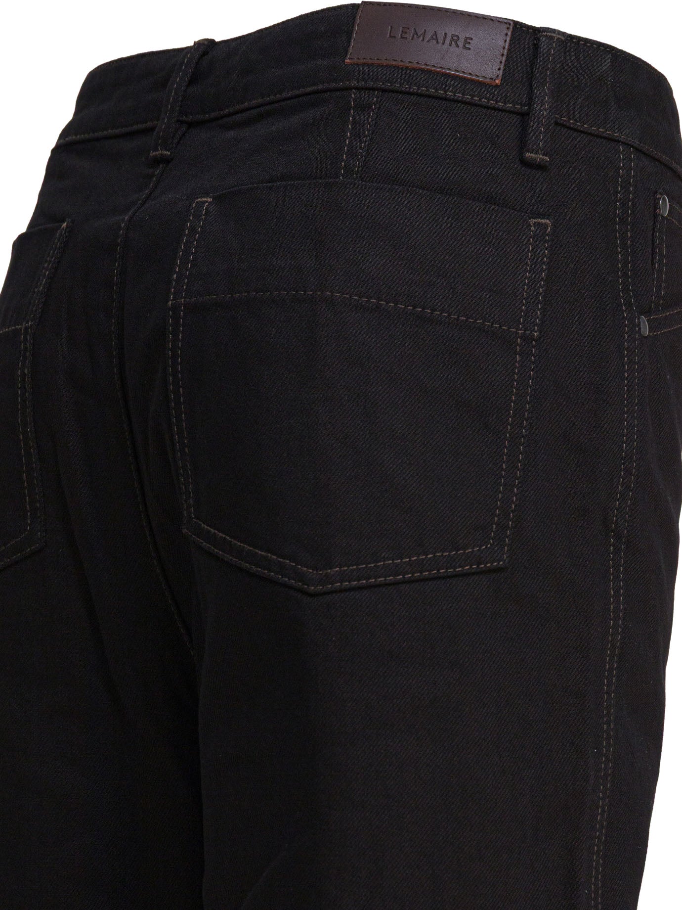 BLACK COTTON JEANS Lemaire