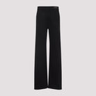 BLACK COTTON TROUSERS Lemaire
