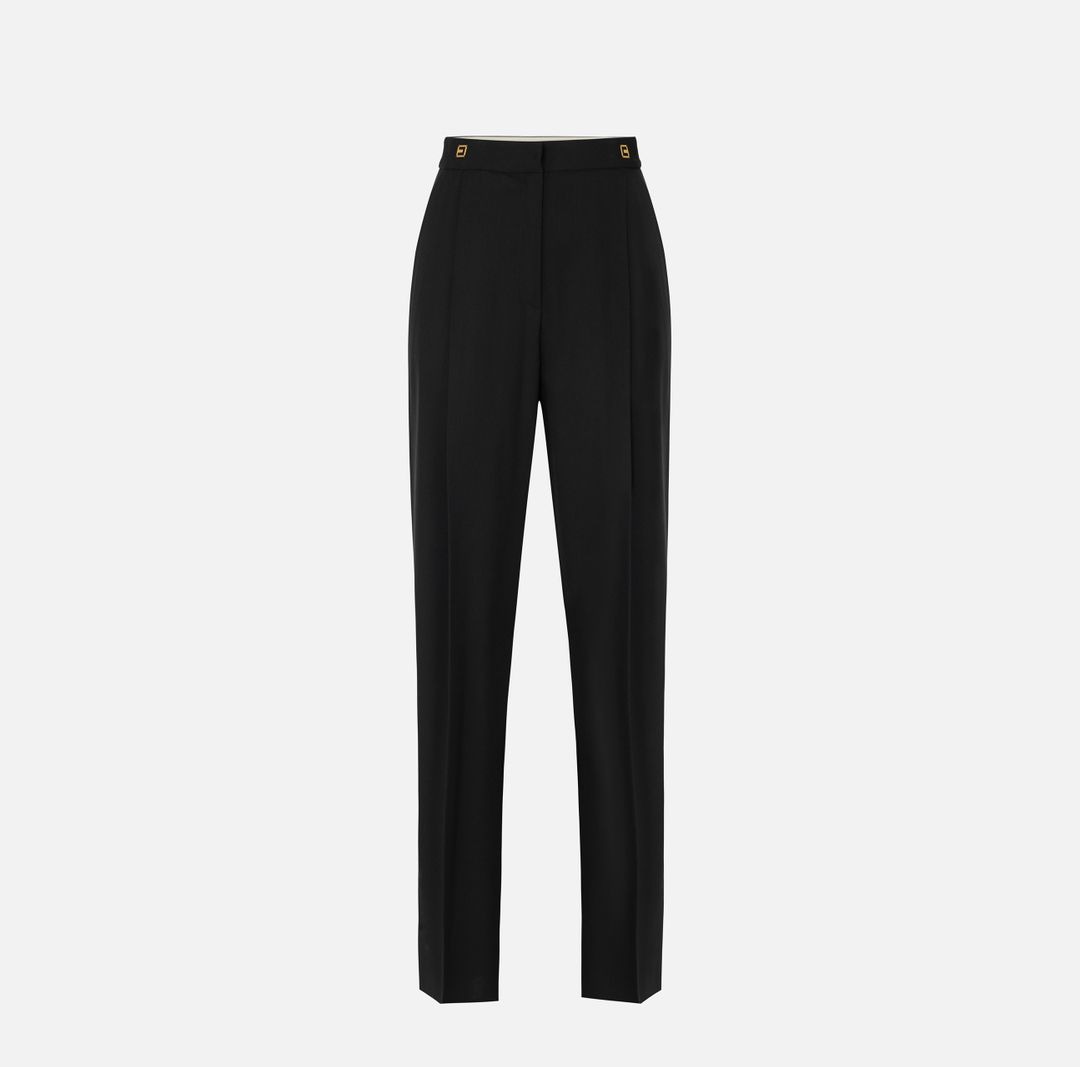 WOOL PANTS Elisabetta Franchi 110NERO 34
