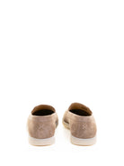 SUEDE MOCCASIN WITH RUBBER SOLE HENDERSON