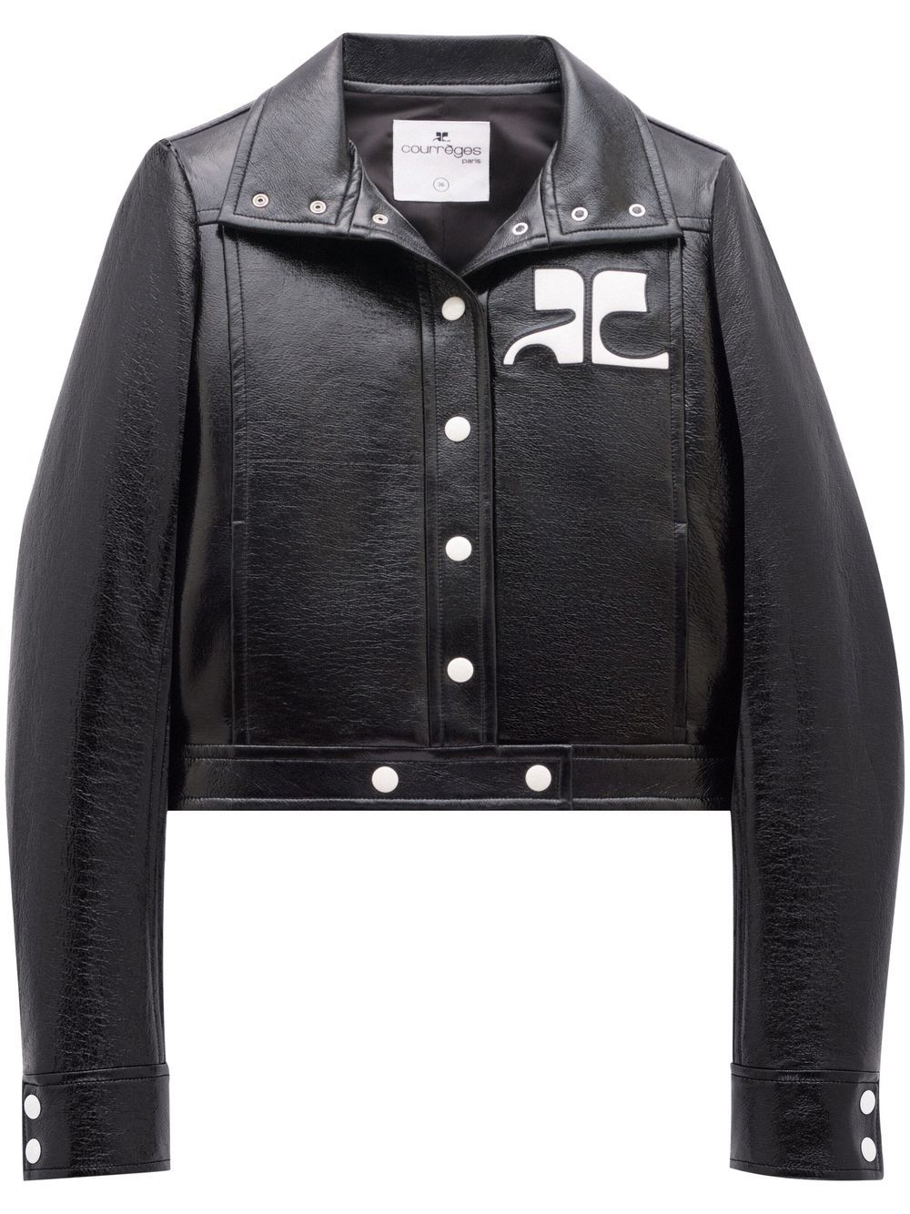 GIACCA IN VINILE REEDITION COURREGÈS BLACK 38