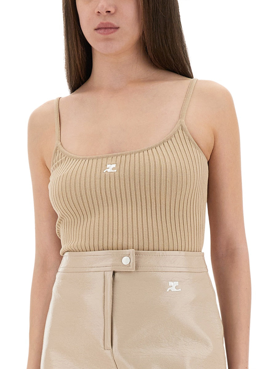 REEDITION KNIT TANK TOP COURREGÈS