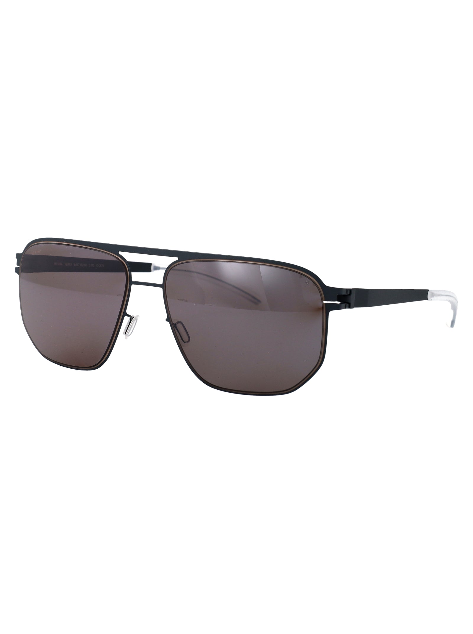 INDIGO/DARK SAND POLARIZED PRO HI-CON STEEL SUNGLASSES Mykita