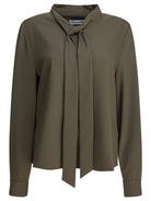 GREEN POLYESTER BLEND SHIRTS Self-Portrait GREEN 8