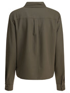 GREEN POLYESTER BLEND SHIRTS Self-Portrait
