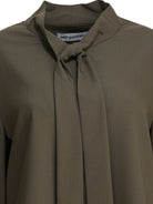 GREEN POLYESTER BLEND SHIRTS Self-Portrait