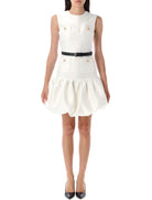 TAFFETA MINI DRESS Self-Portrait IVORY 8