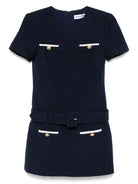 BOUCLE MINI DRESS Self-Portrait BLUE 10