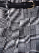PRINCE OF WALES CHECK PLEATED MIDI SKIRT Self-Portrait