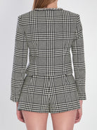 JACQUARD KNIT JACKET Self-Portrait