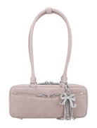 BAGUETTE SHOULDER BAG WITH CHARM Self-Portrait DOVE UNI