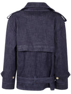 DENIM TRENCH JACKET Self-Portrait