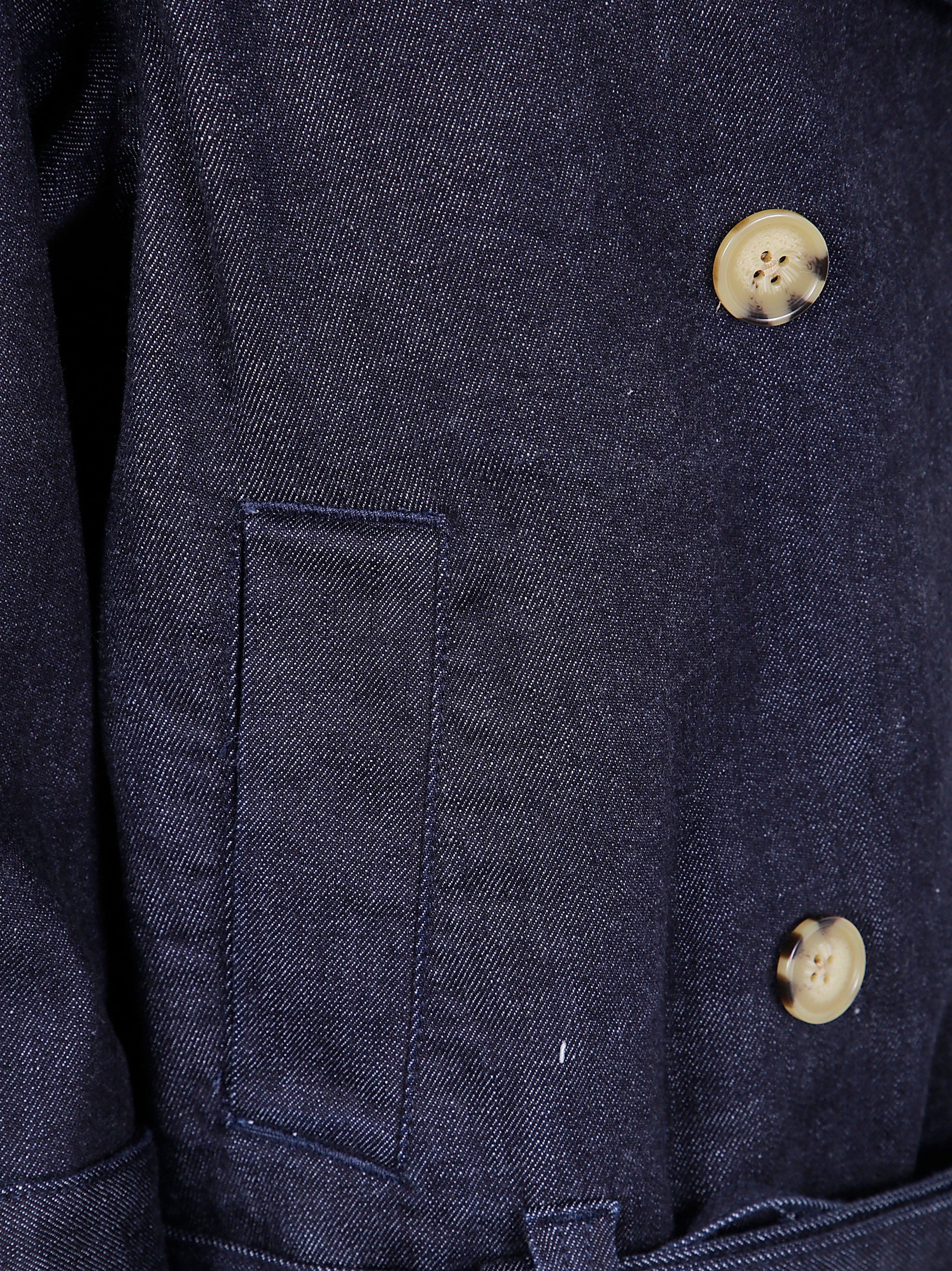 DENIM TRENCH JACKET Self-Portrait