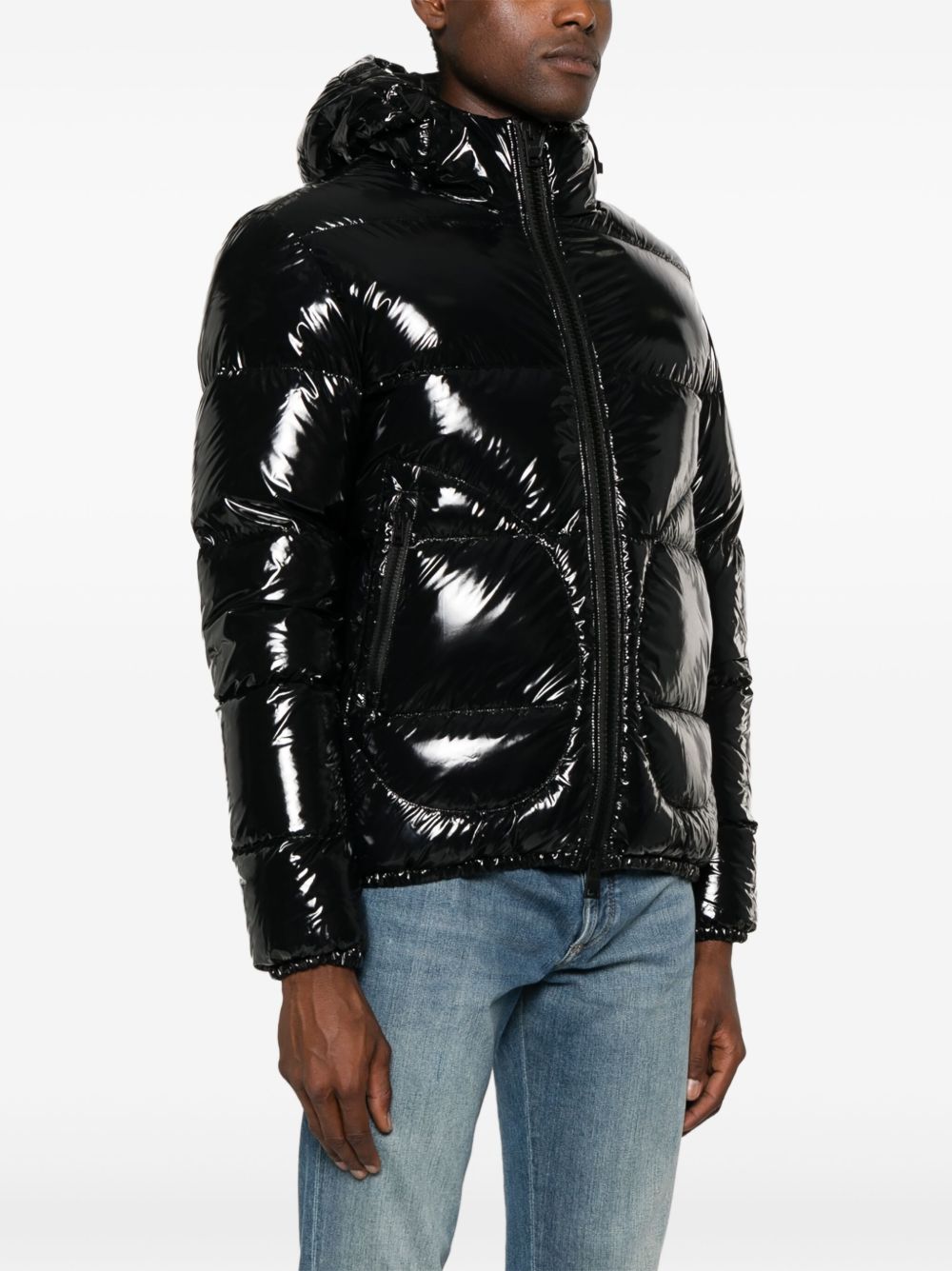 BLACK PA COAT Herno