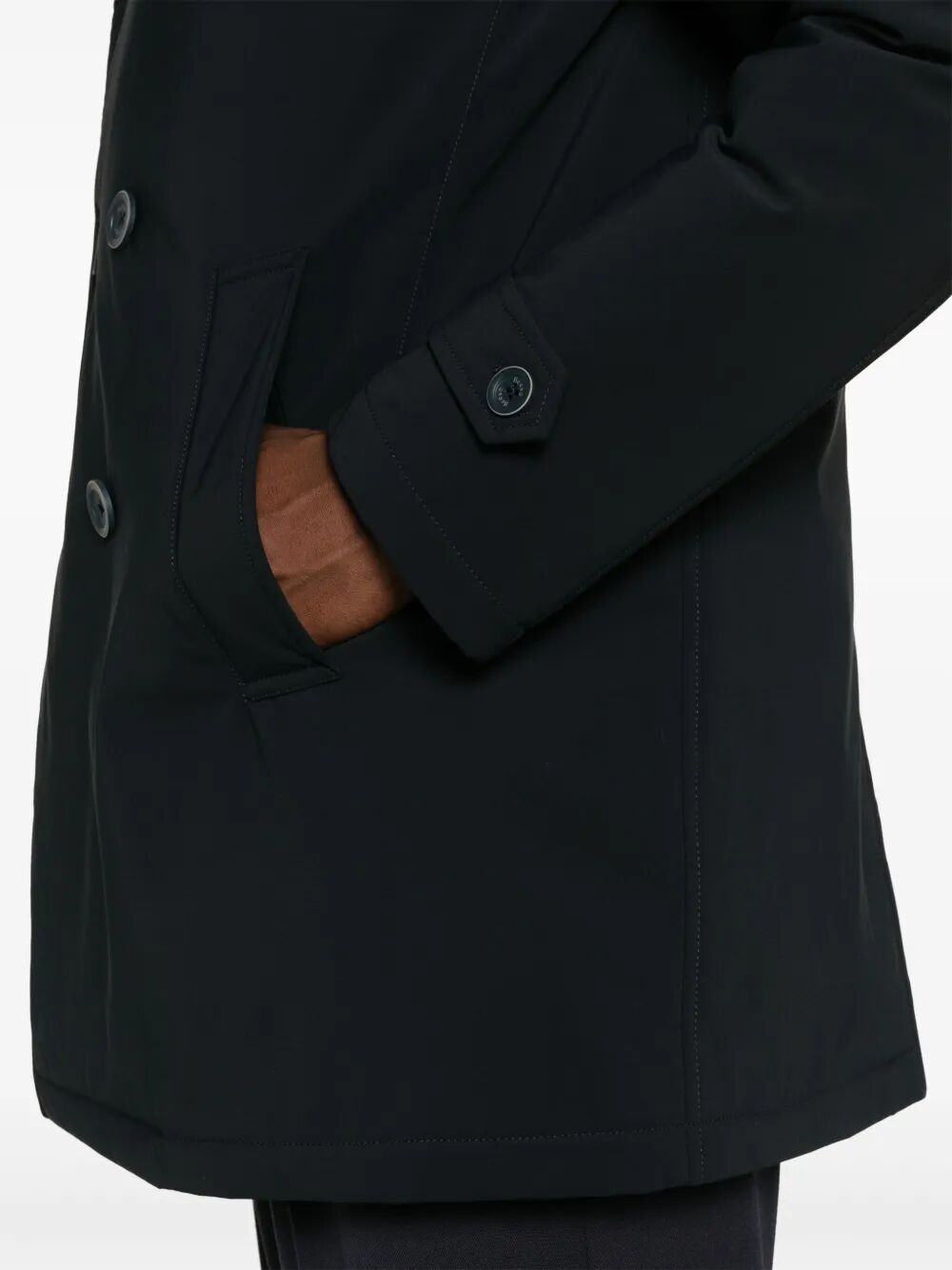 DOUBLE-BREASTED NYLON DOWN JACKET Herno