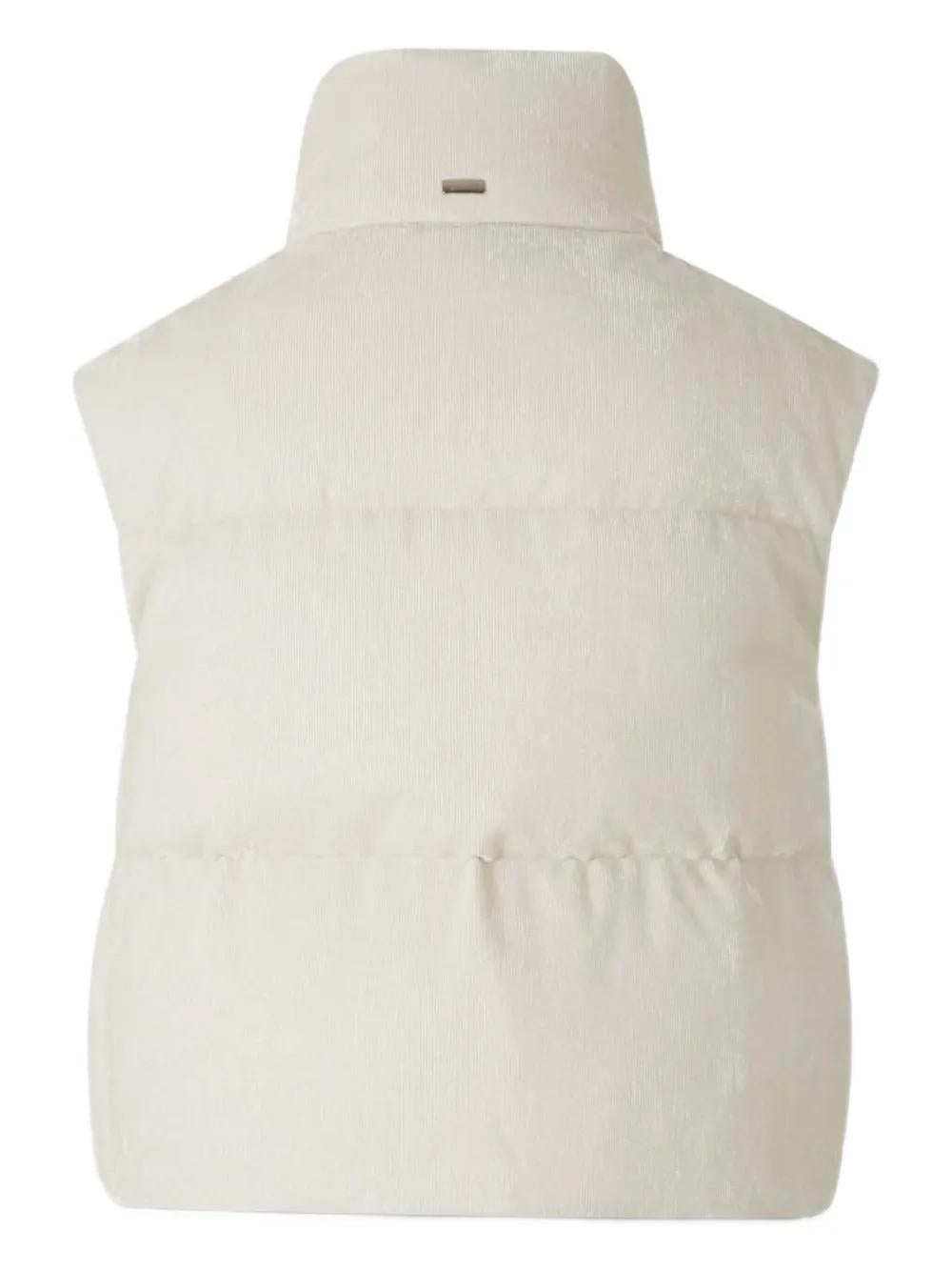 VELVET SLEEVELESS DOWN JACKET Herno