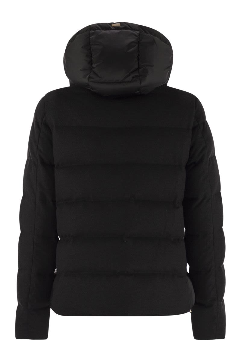 RESORT SILK AND CASHMERE DOWN JACKET Herno