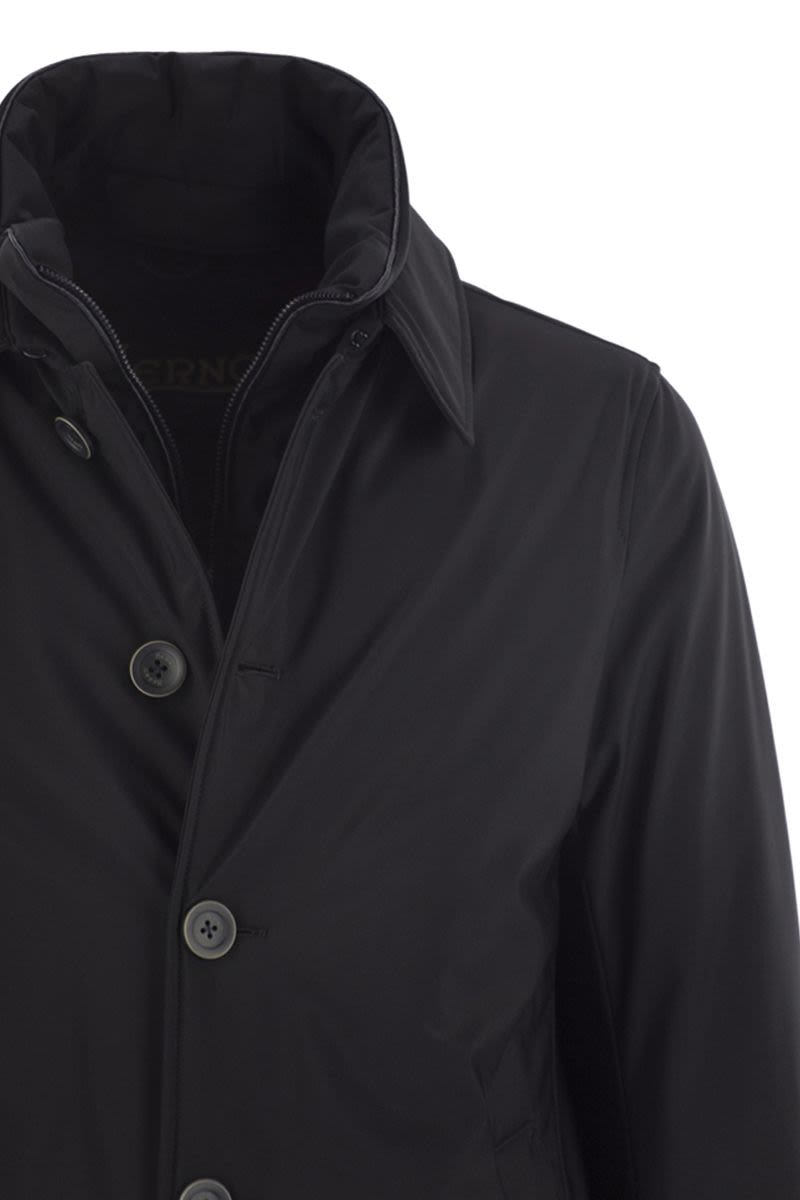 LONG DOWN JACKET WITH BUTTONS Herno