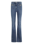 BLUE COTTON LYOCELL JEANS Elisabetta Franchi BLUE 30