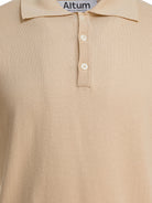 BEIGE COTTON POLO SHIRT ALTUM