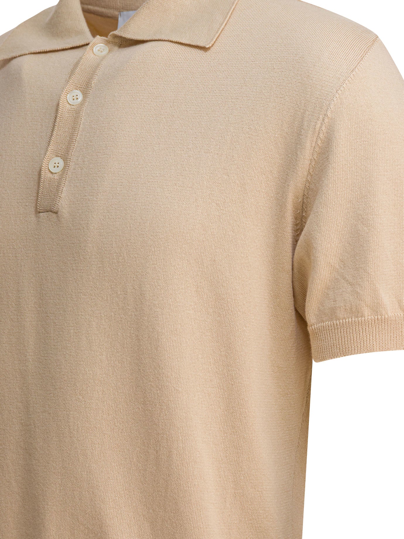 BEIGE COTTON POLO SHIRT ALTUM