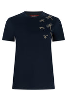 PONTILE COTTON CREW-NECK T-SHIRT MAX MARA STUDIO blue XS