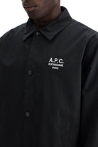 BLACK POLYESTER BLEND REGIS JACKET A.P.C.