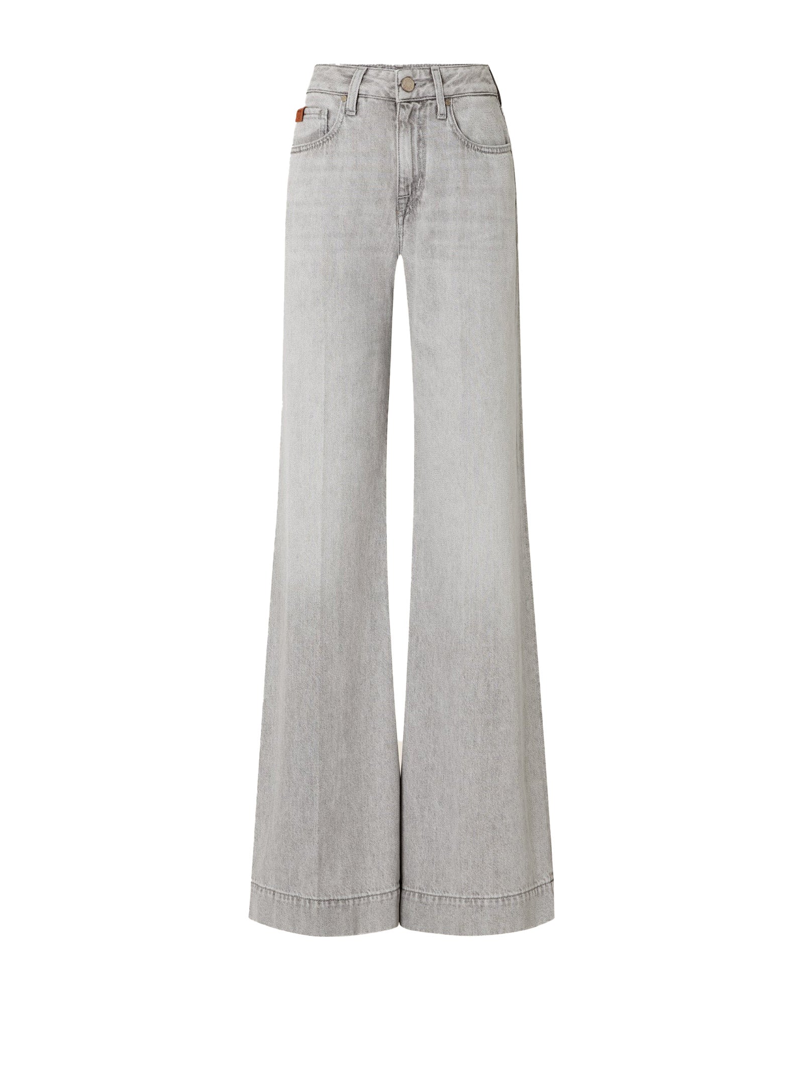 WIDE LEG JEANS IN GRAY DENIM Jacob Cohen GREY 26
