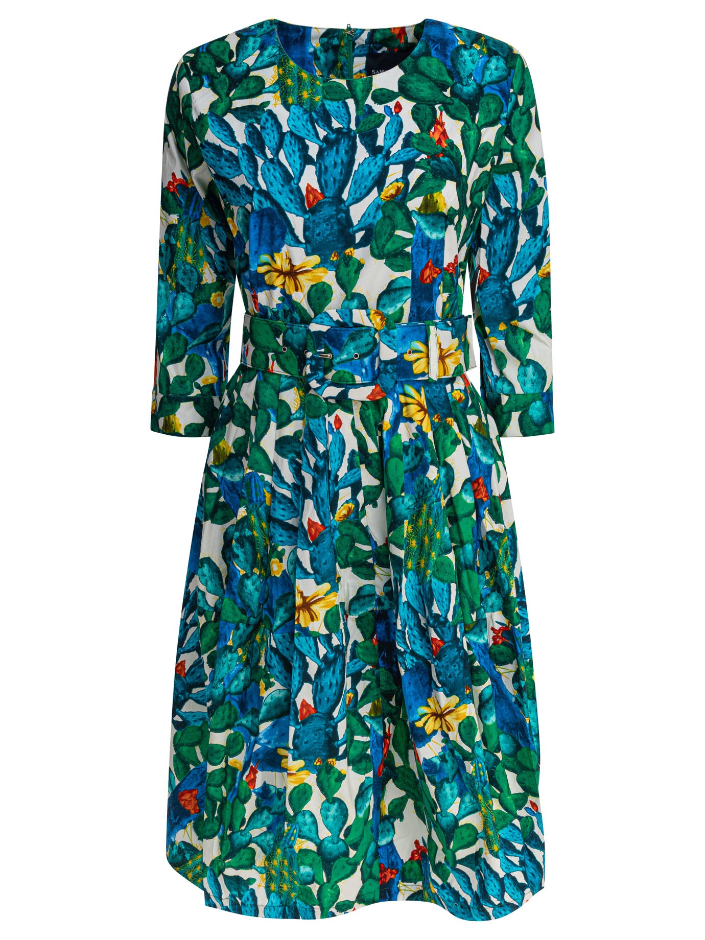 COTTON GREEN DRESS Samantha Sung GREEN 06