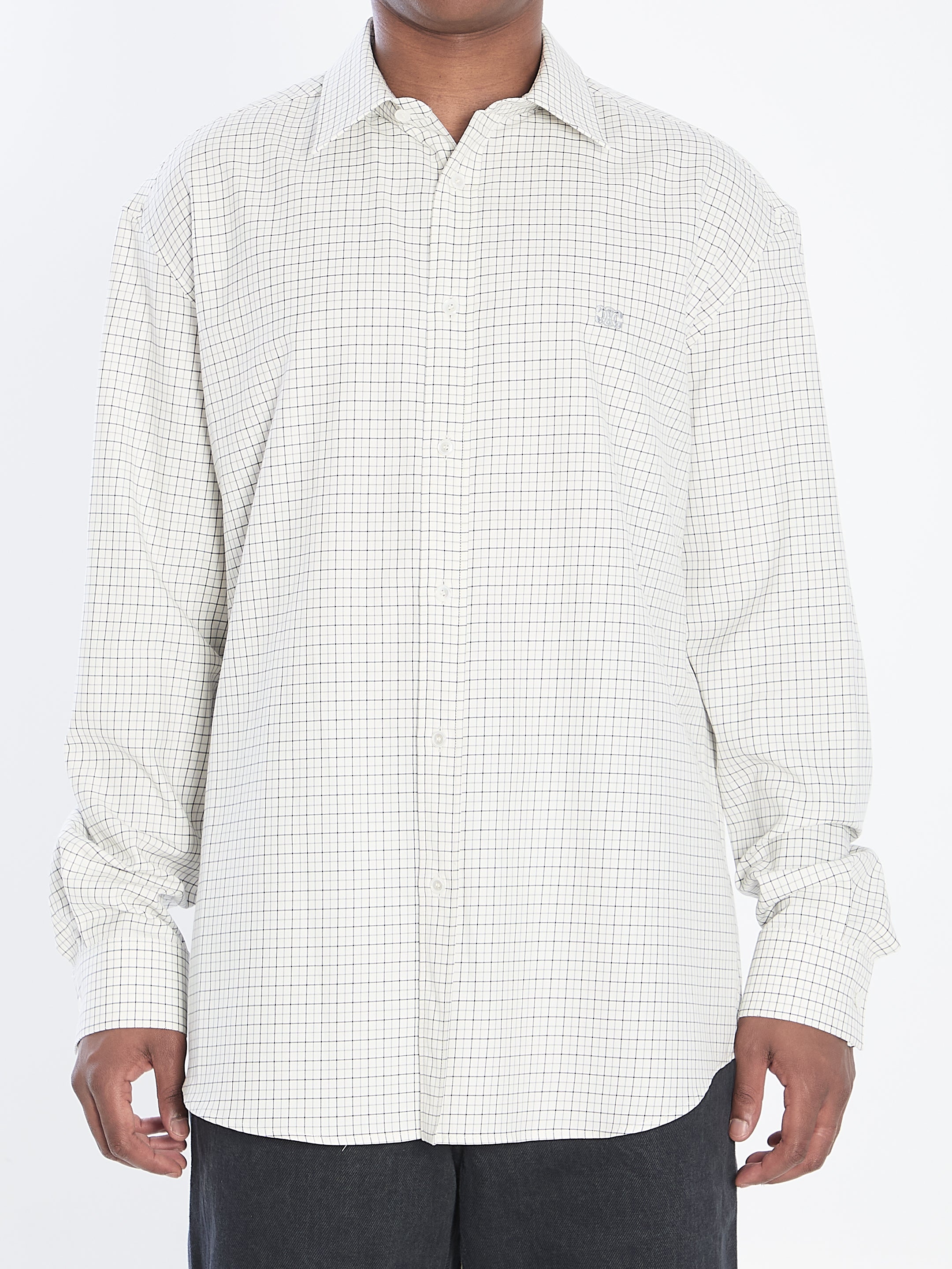 CHECKED SHIRT Celine WHITE 39