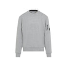 CREW-NECK SWEATSHIRT WITH LENS DETAIL C.P.COMPANY GREY S