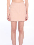 WOOL BLEND MINI SKIRT Celine Pink 36
