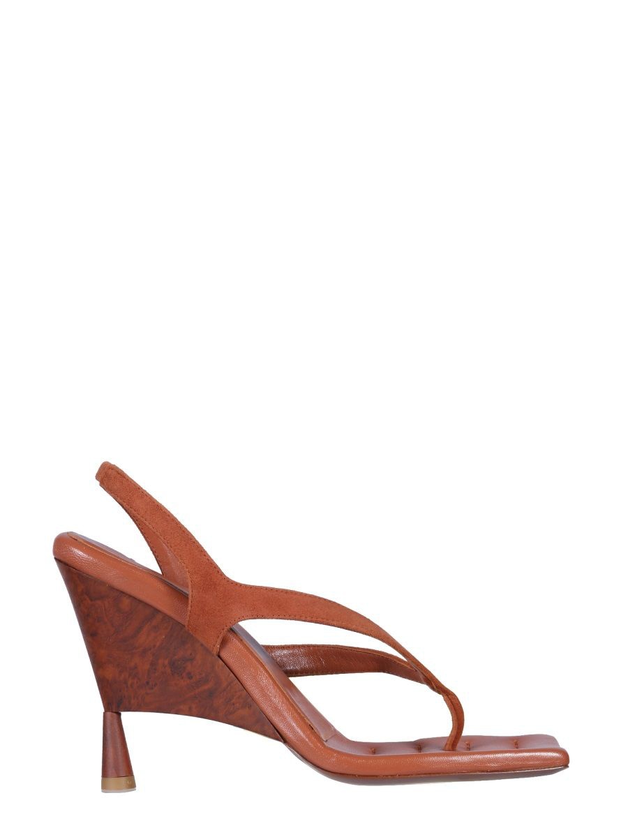 ROSIE 12 FOOTBED GIA BORGHINI BROWN 37