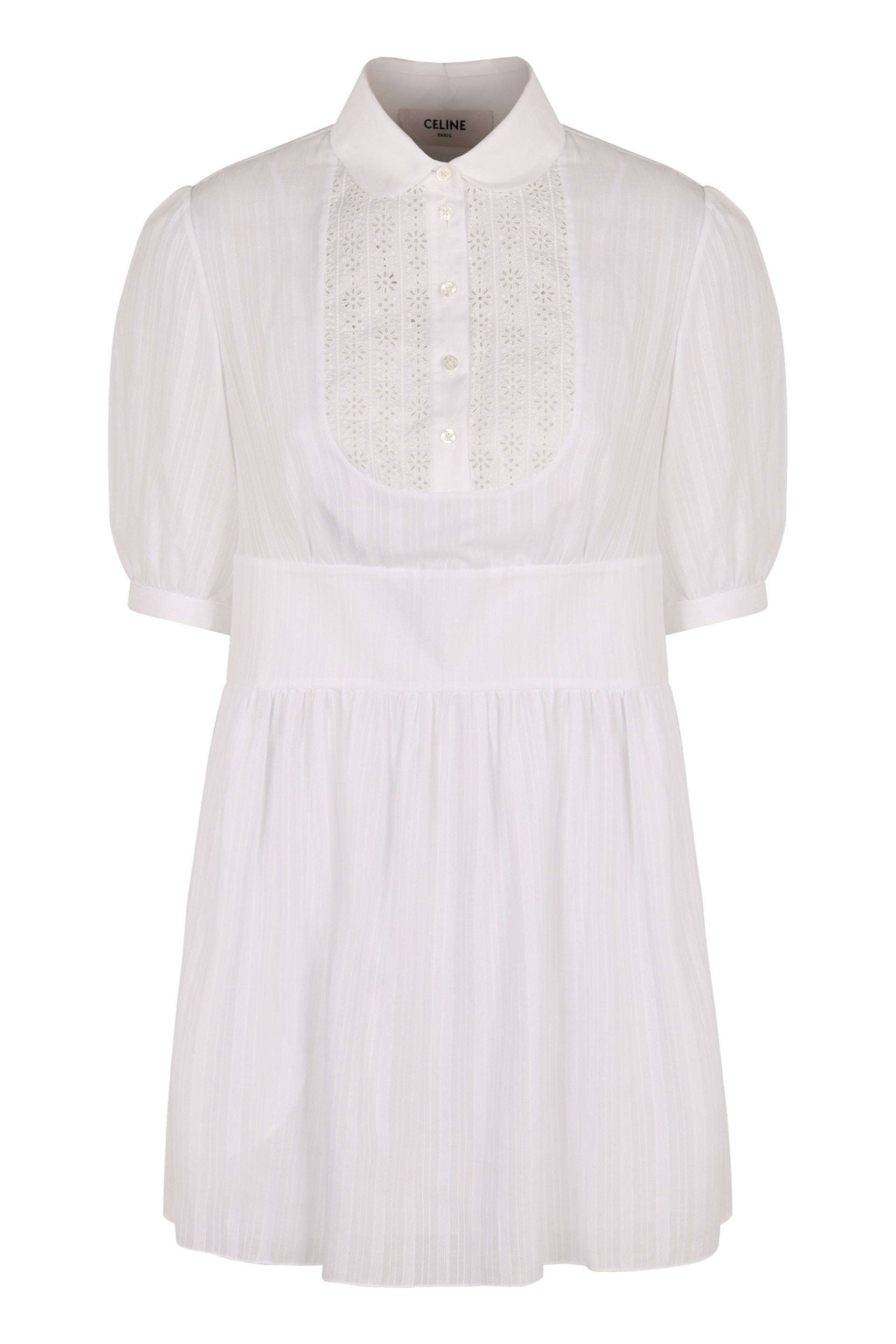 COTTON SHIRTDRESS Celine White 34