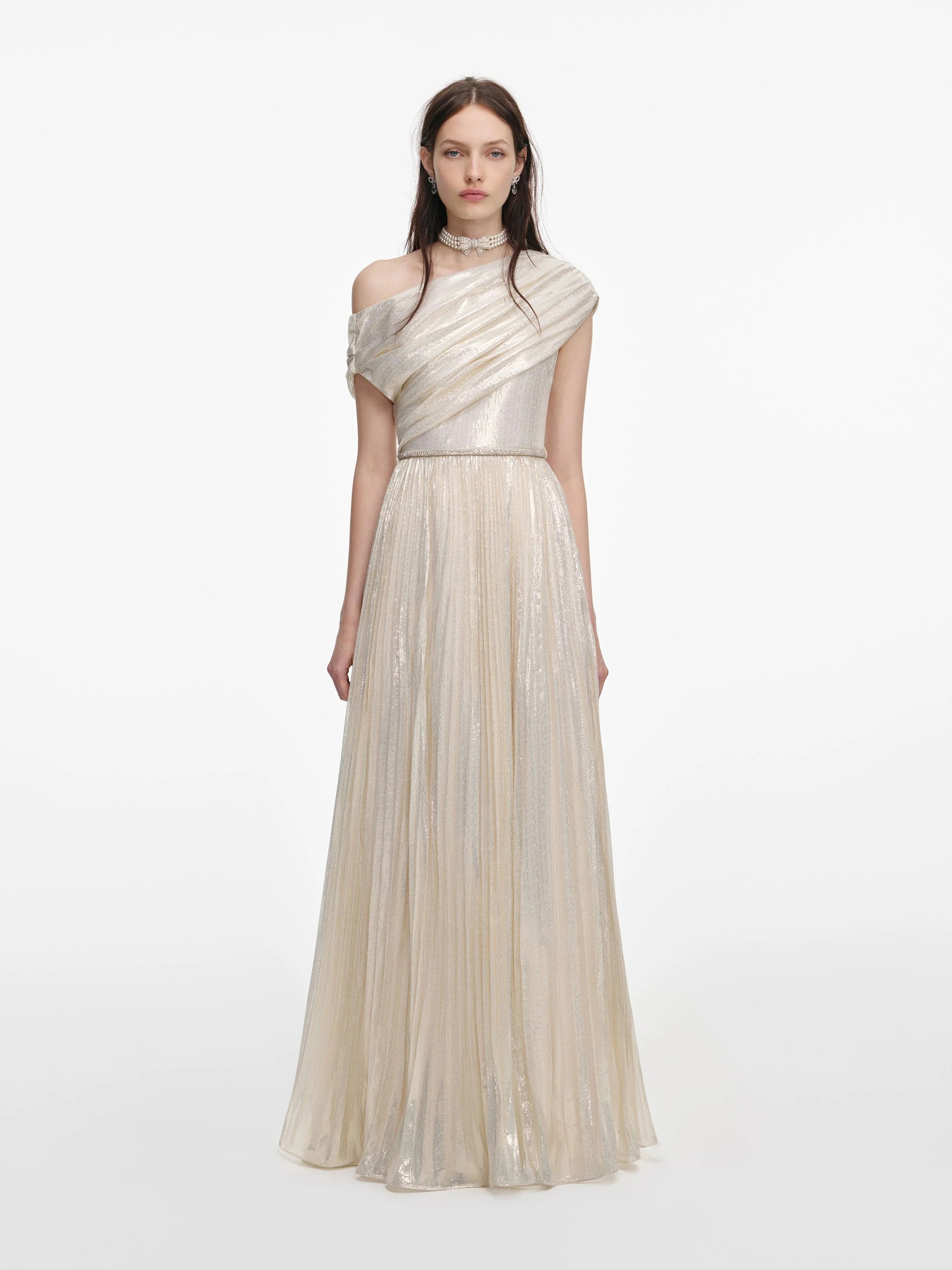 sachin and babi light blue dress Teddi evening velvet dress main image 1