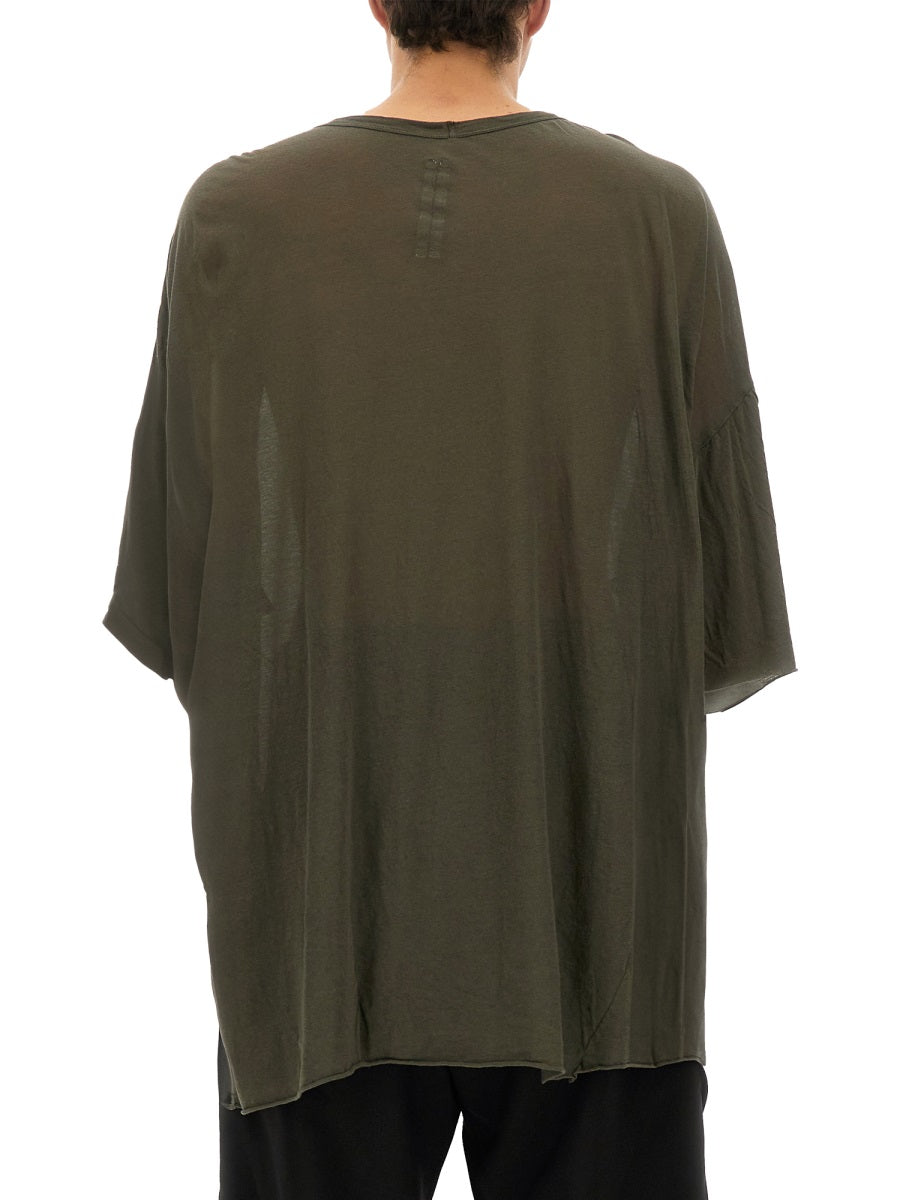 GREEN COTTON T-SHIRTS Rick Owens