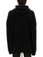BLACK ALPACA WOOL SWEATSHIRTS Rick Owens