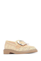 VIV RANGERS RAFFIA BRAIDED LOAFE 25 Roger Vivier C209DESERTOSCUM021COLLANTCHIAC002AVORI 40