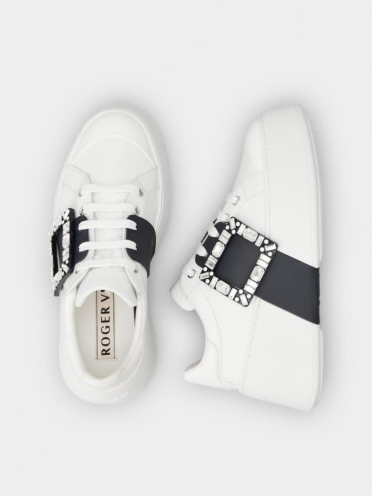 VIV SKATE SNEAKER HIGH SOLE WHITE Roger Vivier