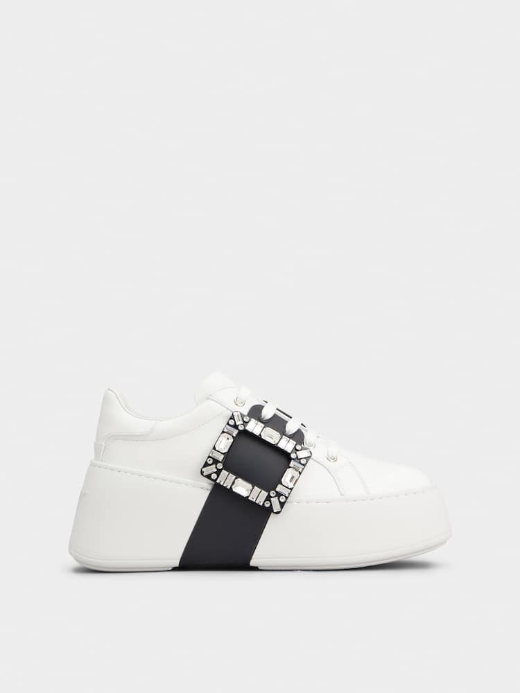 VIV SKATE SNEAKER HIGH SOLE WHITE Roger Vivier BLANCO 36