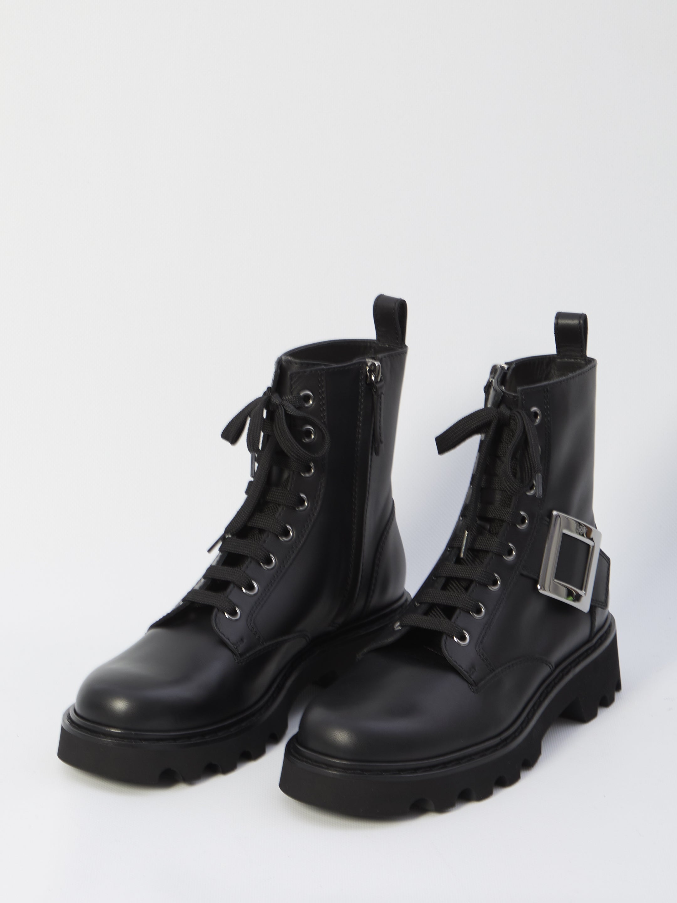 VIV RANGERS COMBAT BOOTS Roger Vivier