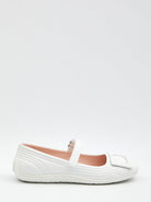 VIV LOW MARY JANES BALLERINA Roger Vivier WHITE 35