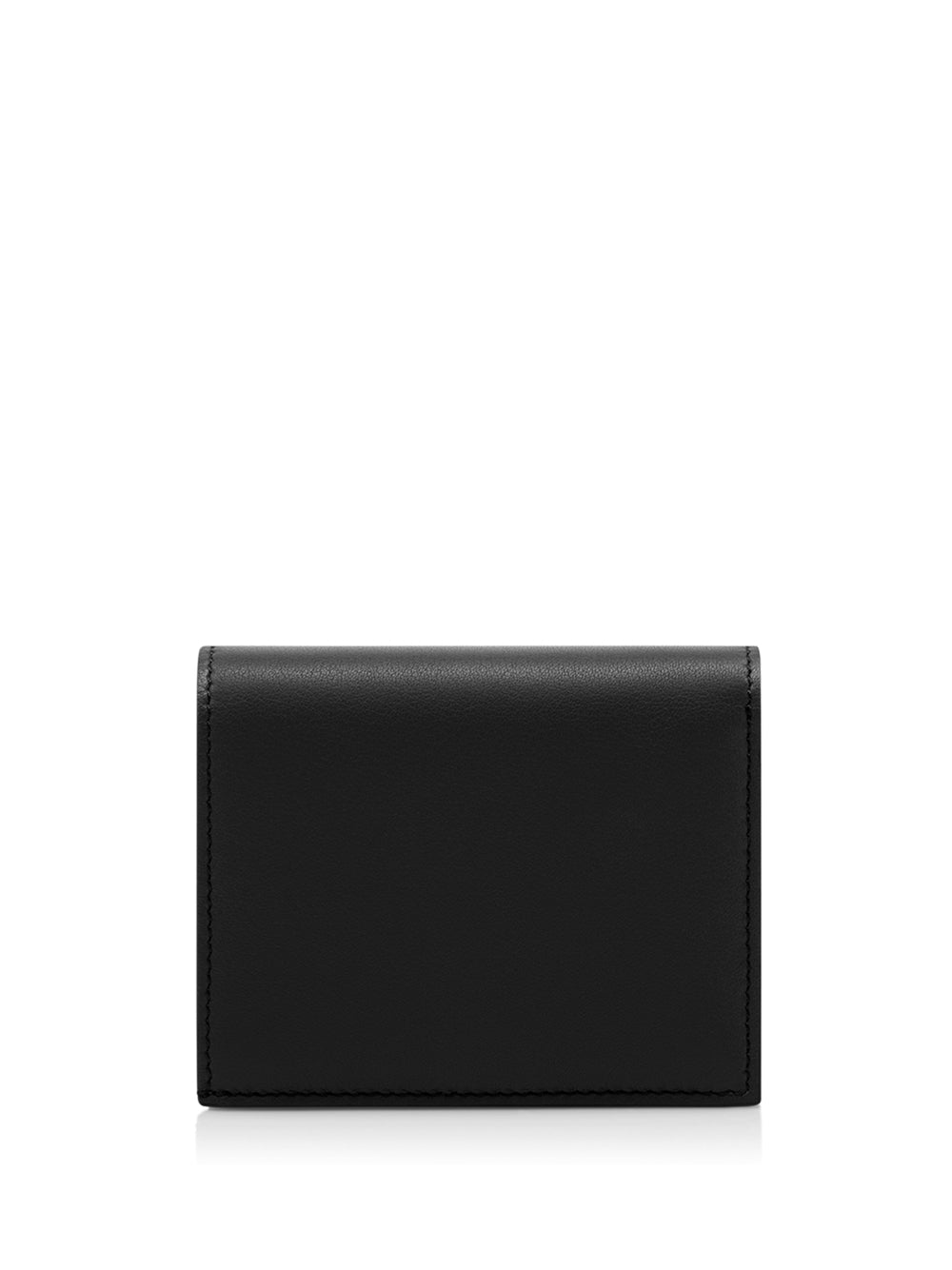 NATURAL GRAIN LEATHER PADLOCK COMPACT WALLET Tom Ford