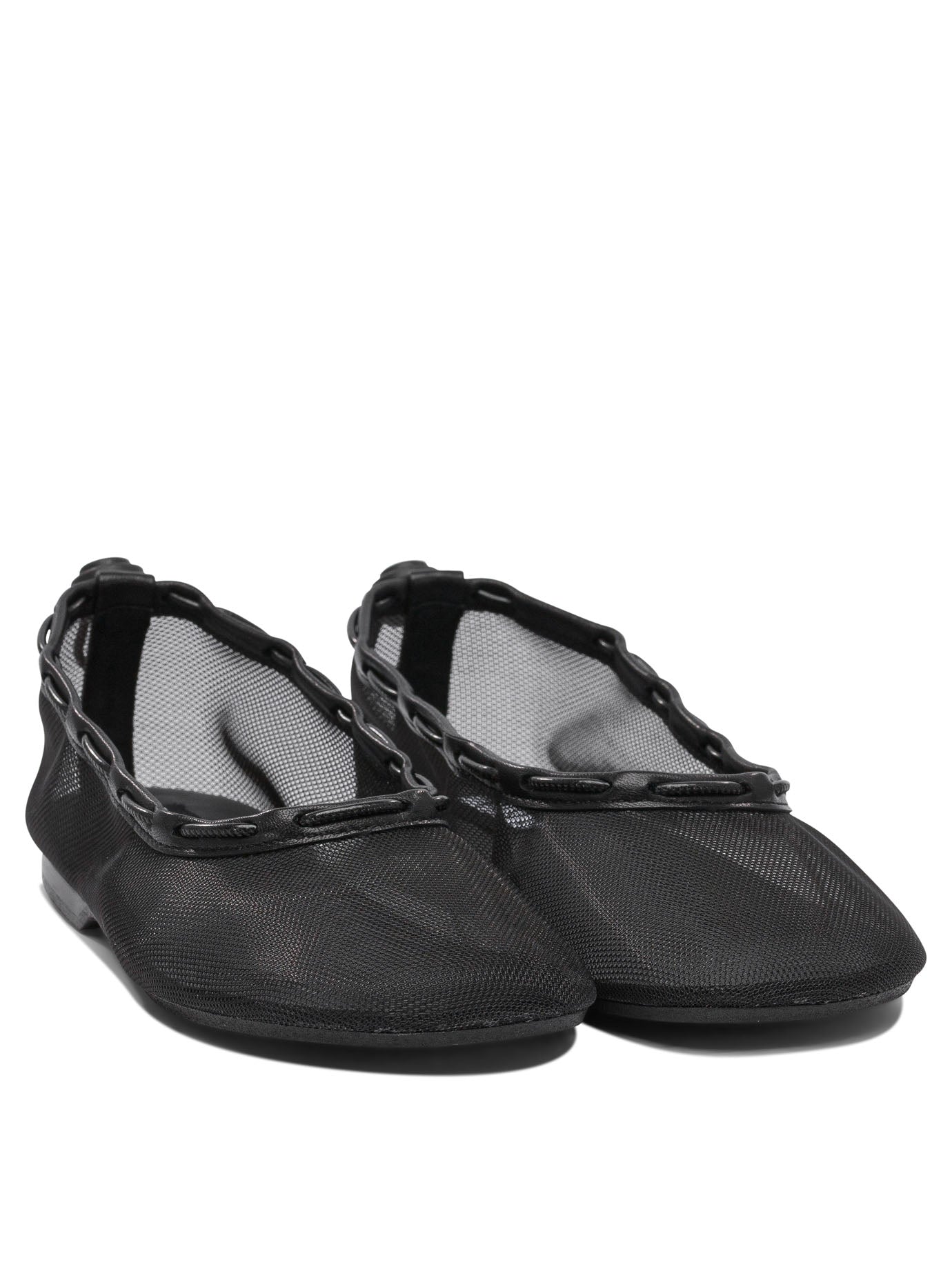 BLACK CUEROLITE BALLERINAS Alohas