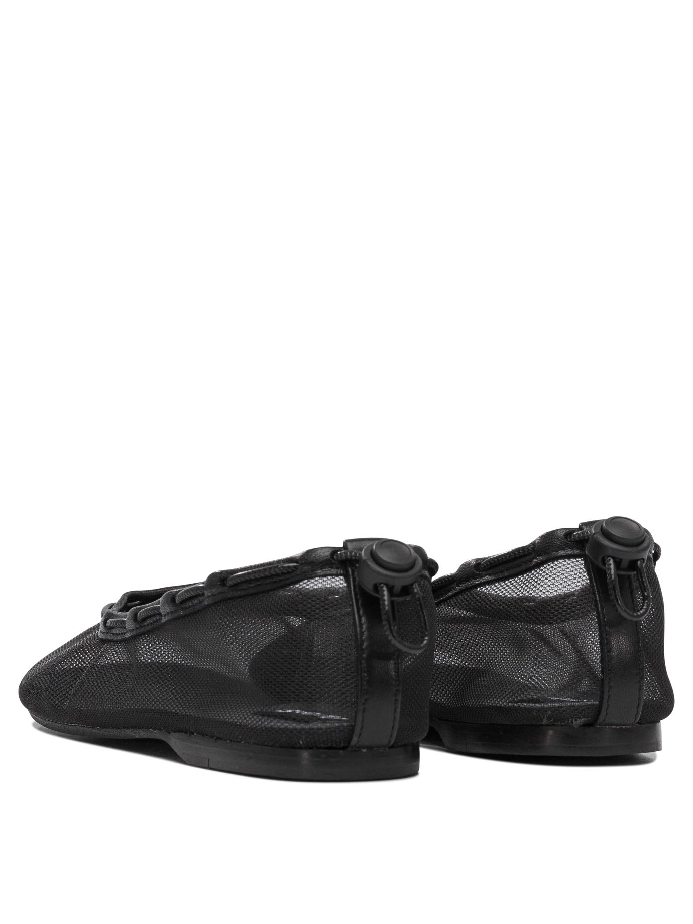 BLACK CUEROLITE BALLERINAS Alohas