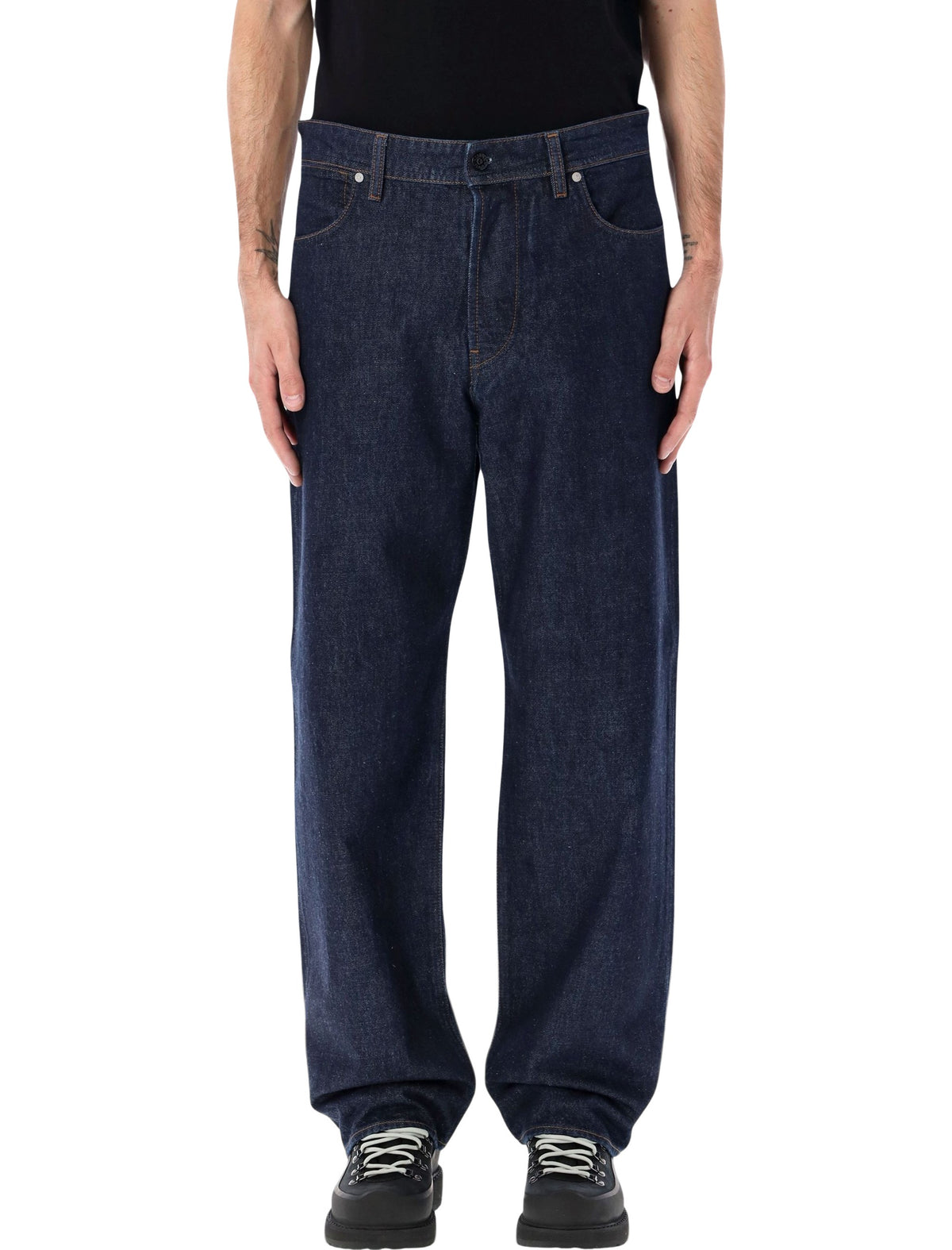 STONE ISLAND INDIGO RINSED DENIM LOOSE JEANS – Lord & Taylor