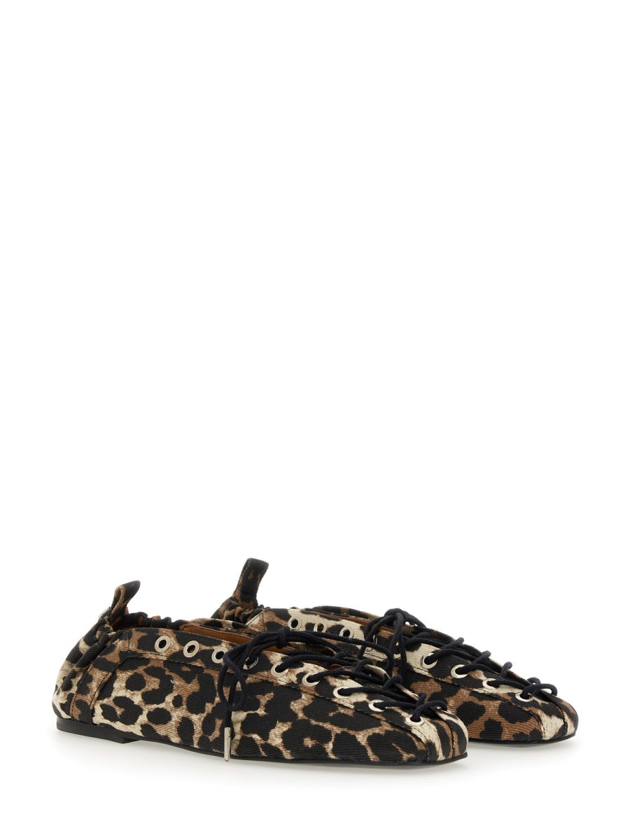 BALLERINA LACEUP Ganni