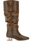 BLACK POLYURETHANE BOOTS Ganni BLACK 40