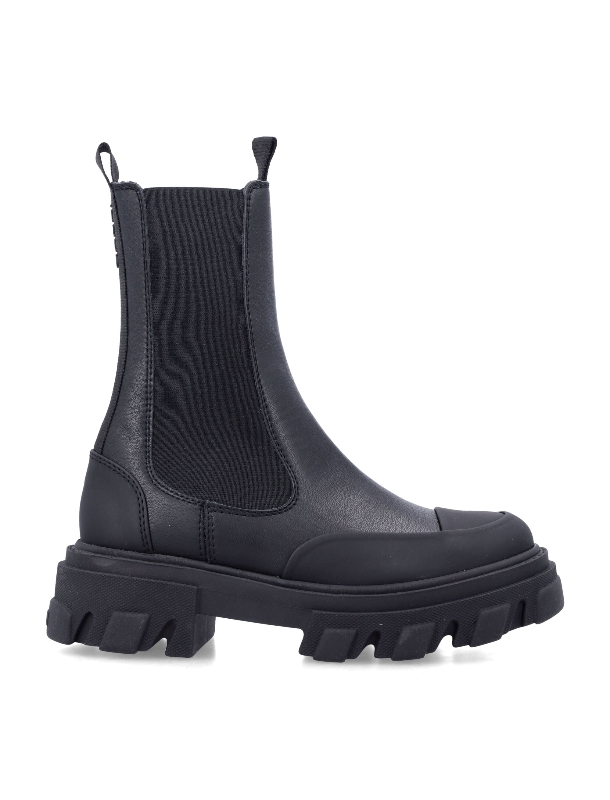 LEATHER CHELSEA BOOTS Ganni black 36