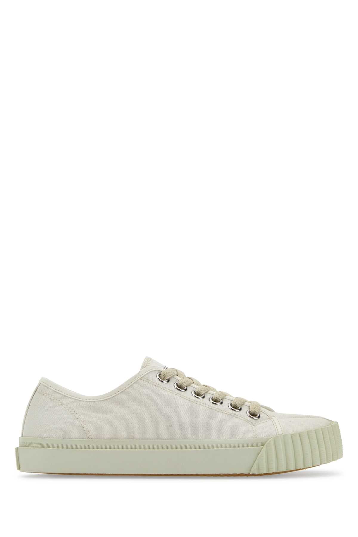 WHITE CANVAS TABI SNEAKERS Maison Margiela WHITE 35